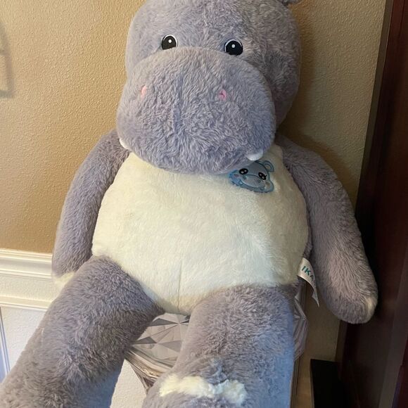 IKASA Giant Hippo Plush 30 inches - Picture 14 of 14